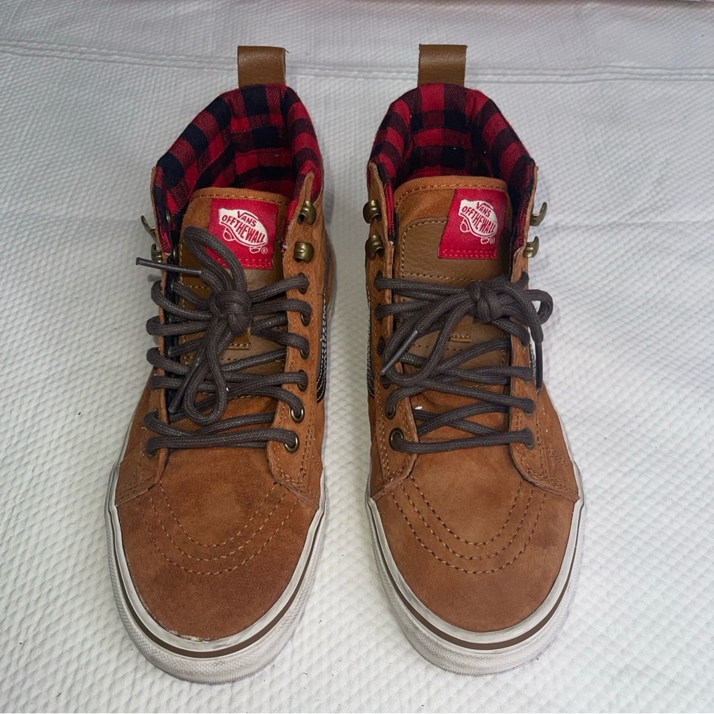 Vans Off the Wall Scotchgard Men's US 7 Brown Suede Skate Shoes Sneakers 721454